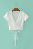 Short Sleeve Wrap Top