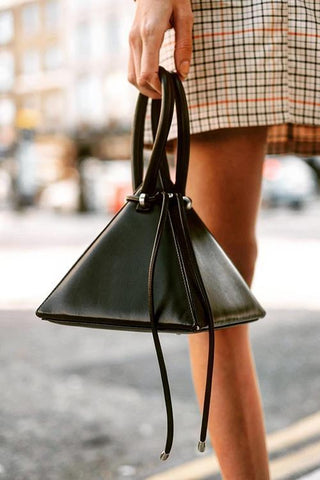 Pyramid Handle Bag
