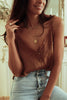Satin Button Lace Cami