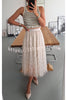 My Darling Dear Tulle Elastic Waist Tiered Midi Skirt