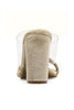 Transparency Open Toe Single Sole Slipper