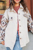 Forest Aztec Corduroy Shacket