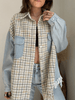 DOLLY FRINGE TASSEL DENIM SHACKET
