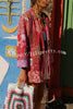 Unique Can Everywhere Patchwork Contrast Print Belted Pocketed Jacket