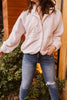 Snap Closure Zipper Pockets Fleece Jackets