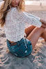 Crochet Drawstring Cover Top