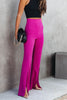 High Waist Split Hem Pants