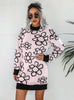 WOMEN FLOWER KNITTED SWEATER DRESS Regular price$39.00