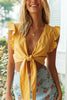 Ruffle Knot Blouse