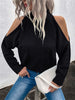 Loose Off-the-shoulder Solid Color Casual Sweater