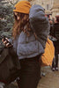 Corduroy Stand Collar Puffer Coat