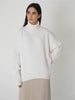 Comfortable Loose Solid Color Classic Versatile Turtleneck Sweater
