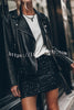 Best Item Sequin Side Ruched Elastic Waist Stretch Mini Skirt