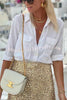 Isley Cotton Linen Blend Pocketed Long Sleeve Relaxed Blouse