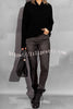 V Neck Long Sleeve Solid Color Hoodie