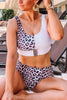 Leopard Patchwork Bikini Set