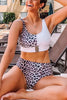 Leopard Patchwork Bikini Set