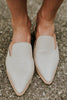 Point Toe Flat Mules