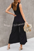 Daphne Pocketed Elastic Waist Wide Leg Jumpsuit
