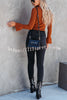 Esen Ribbed Bell Sleeve Knit Sweater