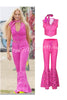 Embroidery Vest & Splattered Stars Flares Set