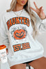 Halloween Pumpkin Print Round Neck Long Sleeve Sweatshirt