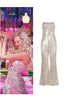 Barbie Sequin Sleeveless Flared Leg Jumpsuit