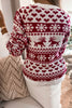 Women's Reindeer Relaxed Christmas Jumper Sweater
