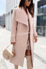 Lilipretty Always A Classic Lapel Belted Midi Coat