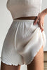 Solid Ruffles Shorts