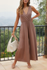 Daphne Pocketed Elastic Waist Wide Leg Jumpsuit