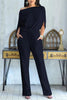 Batwing Sleeve Pockets Jumpsuits