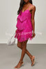 Rodeo Nights Fringed V Neck Mini Dress