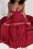 Solid Color Buttonless Bandeau Side Pocket Midi Dress
