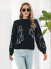 Women's Round Neck Animal Motifs Knitting Sweater