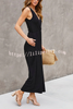 Daphne Pocketed Elastic Waist Wide Leg Jumpsuit