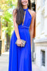 Cross Backless Sleeveless Maxi Dress