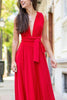 Cross Backless Sleeveless Maxi Dress