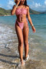 Sexy Wrinkle Lace Up Bikini Set