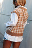 Beauty Brains Houndstooth Knit Sweater Vest