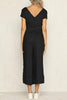 Button Pocket V Neck Jumpsuit