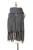 Solid Tassels Scarf