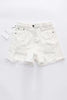 Ripped High Waist Denim Shorts