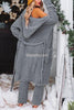 Cozy Town Fuzzy Pocketed Hooded Cardigan