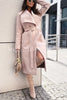 Lilipretty Always A Classic Lapel Belted Midi Coat