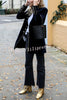 Bohemian Rhapsody Velvet Double Breasted Flap Coat
