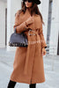 Lilipretty Always A Classic Lapel Belted Midi Coat