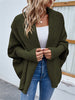 Temperament Commuter Solid Color Knit Cardigan Ladies Sweater