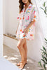 Sunshine Days Unique Print Button Loose Shirt Romper