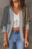 Paint Your Day Cable Knit Batwing Sleeve Multi Cardigan